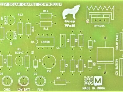 12 Volt 100 Watts Compact Solar Charge Controller Board PCB