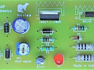 LED Emergency Light Board with Auto Battery charging