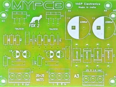 TDA2030 TDA2050 LM1875 Cost Stereo Amplifier Board - PCB only