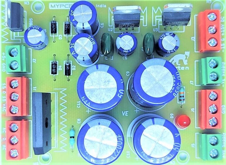 Power supply boards for electronics projects